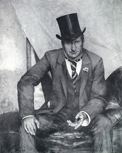 俳優ロガルンの肖像 作： Lovis Corinth